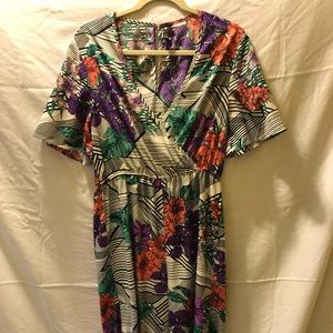 Flower Pattern Romper